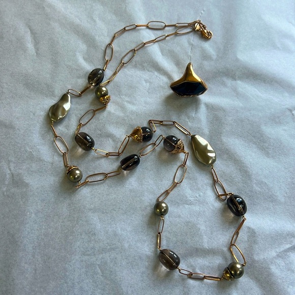 Alexis Bittar Necklace & Ring Set - Picture 2 of 7